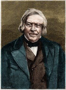 Ritratto di Jules Michelet, storico e scrittore francese (1798 - 1874). da Unknown artist