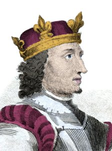 Ritratto del re Stefano di Blois (1096-1154), ultimo re normanno d