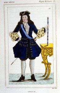 Ritratto di re Luigi XV (1710-1774) da Unknown artist