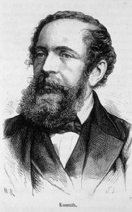Ritratto di Lajos Kossuth (1802-1894), politico ungherese