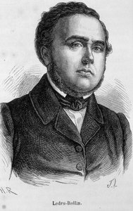 Ritratto di Ledru Rollin (Ledru-Rollin), politico francese (1807 - 1874)