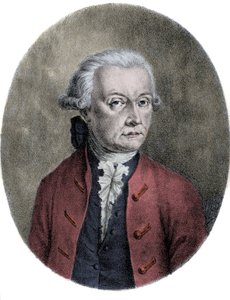 Ritratto di Leopold Mozart (1719-1787), padre di Wolfgang Amadeus Mozart (1756-1791). da Unknown artist