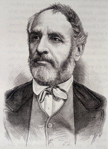 Ritratto di Louis Charles Delescluze, giornalista e politico francese (1809-1871) da Unknown artist