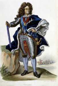 Ritratto di Louis Claude Hector Duca di Villars, maresciallo di Francia (1653-1734) - in 