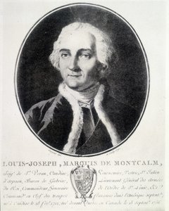 Ritratto di Louis Joseph, Marchese di Montcalm (1712-1759), militare francese da Unknown artist