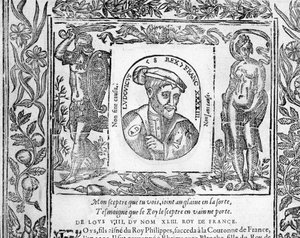 Ritratto di Luigi VIII Il Leone Re di Francia dal 1223 al 1226 da Unknown artist