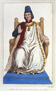 Ritratto di Luigi XI in costume dell
