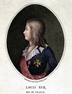 Ritratto di Luigi XVII, delfino di Francia (incisione del XIX secolo)