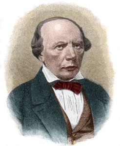 Ritratto di Ludwig Uhland, poeta romantico tedesco da Unknown artist
