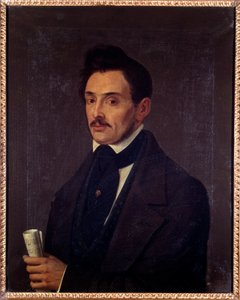 Ritratto di Luigi Ghirelli, contrabbassista da Unknown artist