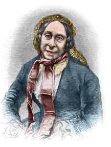 Ritratto di Madame Desbordes Valmore (Marceline Felicite Josephine Desbordes-Valmore) da Unknown artist