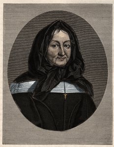 Ritratto di Madame Marie de Rubelles, Signora di Miramion (1629-96) fondatrice delle Figlie della Sacra Famiglia