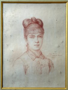 Ritratto di Marie Alexandrine Henriette Dumas Davy de la Pailleterie detta Colette (1860-1907), figlia di Alexandre Dumas Jr. (1824-1895)