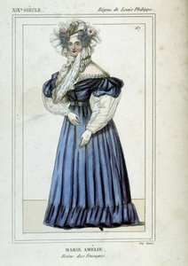 Ritratto di Marie Amelie de Bourbon (1782 - 1866), Regina dei Francesi, moglie di Luigi Filippo I da Unknown artist