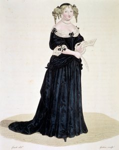 Ritratto di Marie de Rabutin-Chantal, Marchesa di Sevigne detta Madame de Sevigne (1626-1696), donna di lettere da Unknown artist