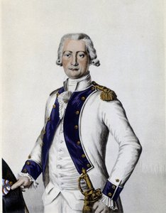 Ritratto del Marchese de Lostanges, Capitano nel Reggimento di Forez nel 1786 da Unknown artist