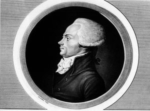Ritratto di Maximilien de Robespierre (1758-1794), membro degli Stati Generali e deputato di Parigi alla Convenzione Nazionale. Nella 
