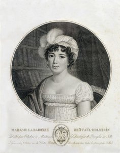 Ritratto di Mme de Staël - incisione