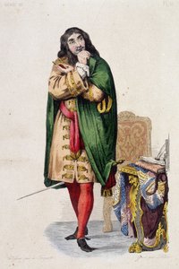 Ritratto di Molière - in "Il Plutarco francese" ed. Mennechet, vol. 5