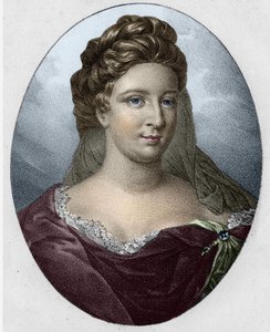 Ritratto di Madame Antoinette Deshoulières (1634-1694) da Unknown artist
