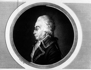 Ritratto di Nicolas Luckner (1722-1794) Maresciallo di Francia. Incisione in 