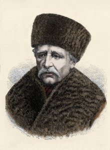 Ritratto di Nils Adolf Erik (Eric) Barone Nordenskjold (Nordenskiold) (1832-1901), naturalista ed esploratore svedese. Incisione della fine del XIX secolo.