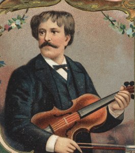 Ritratto di Pablo de Sarasate (1844-1908), con il suo nome completo Pablo Martín Melitón de Sarasate y Navascués, violinista e compositore spagnolo da Unknown artist