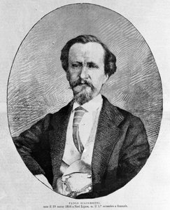 Ritratto di Paolo Giacometti (1816-1882) scrittore italiano da Unknown artist