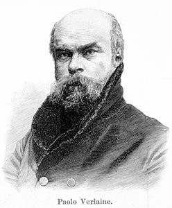 Ritratto di Paul Verlaine (1844-1896) da Unknown artist