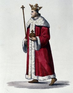 Ritratto di Pipino III noto come Pipino il Breve (714-768) re di Francia