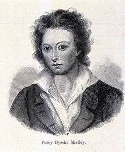 Ritratto di Percy Bysshe Shelley, poeta britannico (1792-1822)