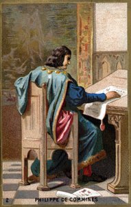 Ritratto di Philippe de Commines (1447-1511) (cromolitografia del XIX secolo) da Unknown artist