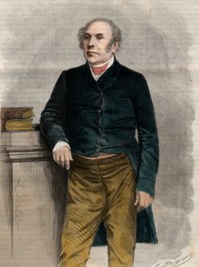 Ritratto di Pierre Antoine Berryer (1790-1868), avvocato e politico francese. Incisione in "L
