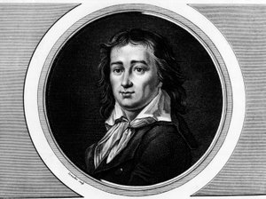 Ritratto di Pierre Gaspard Chaumette (1763-1794), politico francese. Incisione nella "Collezione completa di dipinti storici della rivoluzione francese, in tre volumi." 1804 da Unknown artist