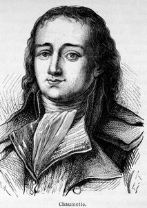 Ritratto di Pierre Gaspard Chaumette (1763-1794), politico francese, membro del Club dei Cordiglieri e procuratore - sindaco della Comune Insurrezionale di Parigi... Arrestato e ghigliottinato con altri estremisti da Unknown artist