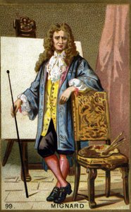 Ritratto di Pierre Mignard (1612 - 1695), pittore, decoratore e disegnatore francese. Cromolitografia del XIX secolo da Unknown artist