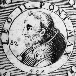 Ritratto di Papa Leone II