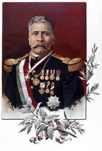 Ritratto di Porfirio Diaz, generale e statista messicano da Unknown artist