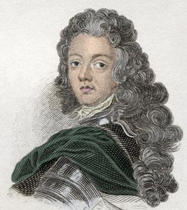 Ritratto del Principe Eugenio di Savoia-Carignano (Conte di Soissons (1663-1736), militare francese. Incisione del XIX secolo da Unknown artist