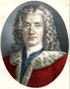 Ritratto di Prosper Jolyot, Sieur De Crais-Billon, detto Crébillon (padre) (1674 - 1762) drammaturgo francese da Unknown artist