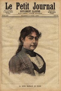 Ritratto della regina Nathalie di Serbia da Unknown artist