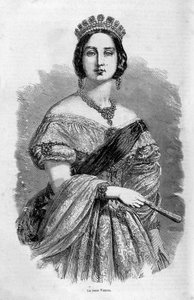 Ritratto della giovane regina Vittoria da Unknown artist