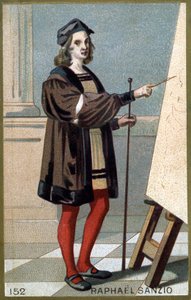 Ritratto di Raffaello Sanzio (cromolitografia della fine del XIX secolo) da Unknown artist