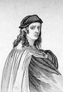 Ritratto di Raffaello (Raffaello Sanzio 1483 - 1520), pittore italiano da Unknown artist