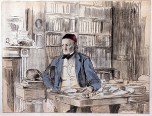 Ritratto di Richard Owen (1810-1890), naturalista inglese
