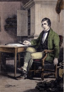Ritratto di Robert Burns, poeta scozzese (1759-1796) da Unknown artist