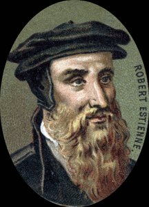 Ritratto di Robert Estienne (1503-1559), stampatore francese. da Unknown artist