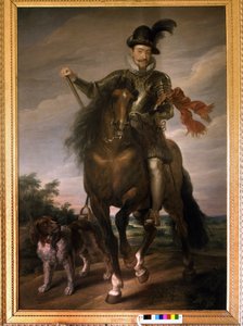 Ritratto di Sigismondo III Vasa (1566 - 1632) a cavallo da Unknown artist