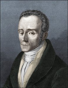 Ritratto di Silvio Pellico, scrittore italiano (1789-1854)