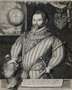 Ritratto di Sir Francis Drake (circa 1540-1596), navigatore inglese